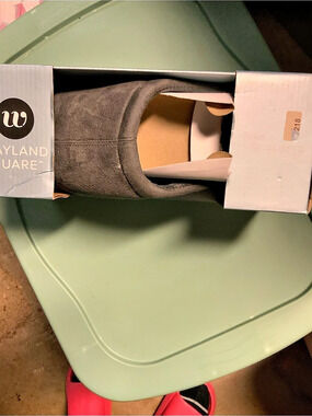 Wayland Unisex Clog Slipper Gray Size L